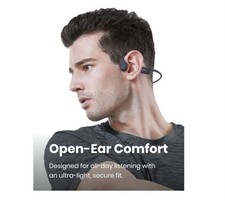 Shokz OpenRun S803 Bone Conduction Neckband Headphones Bluetooth Black