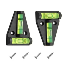 2 PCS Magnetic RV Levelers, T Shape Level Bubble Levels with Screws Mounting