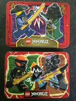 LEGO NINJAGO LEGACY JAY AS ROGUE Vs ZARKT TIN 112507  COLE Vs LORD RAS 112406 
