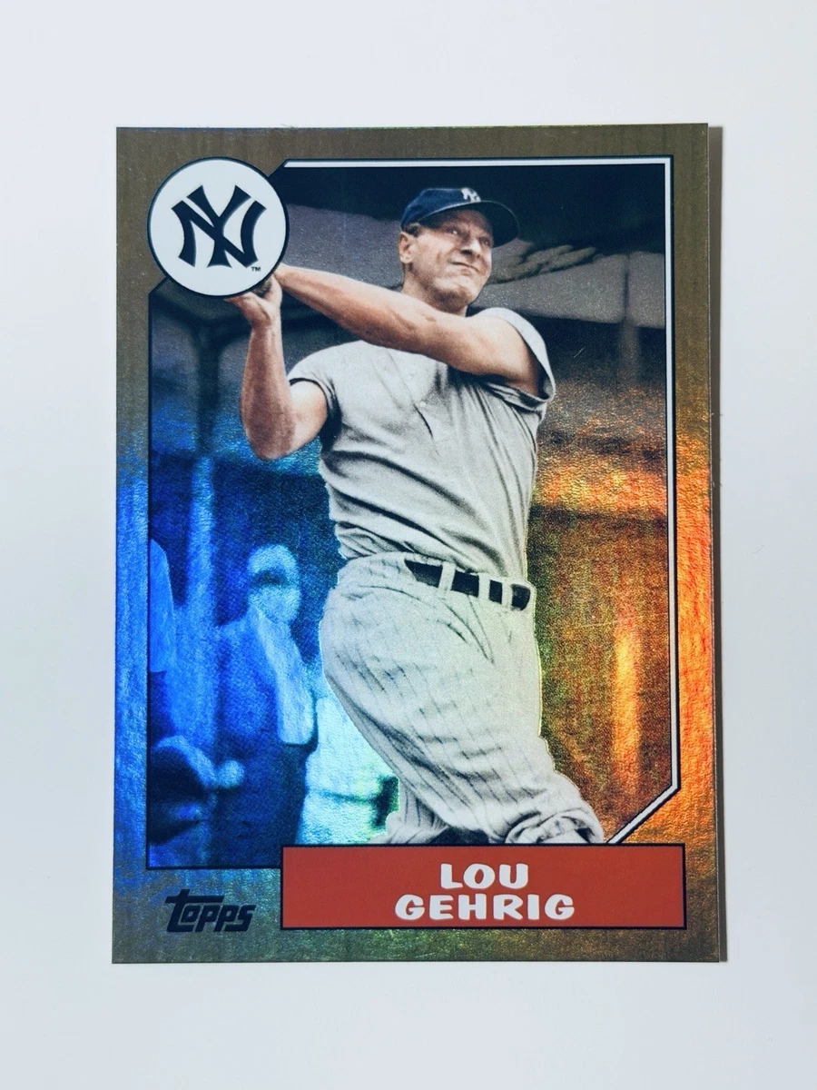 Topps Lou Gehrig Baseball Sports Trading Cards & Accessories for