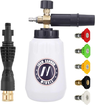 #ad Foam Cannon For Portland Husky And Ryobi Pressure Washer With 5 Nozzle Tips 1 4 $50.45