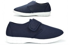 Mens Canvas Shoes Mens Touch Fastening Shoes Mens Comfort Shoes Mens Summer Shoe