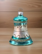 Blown Glass Christmas Bell Tree Ornament West...
