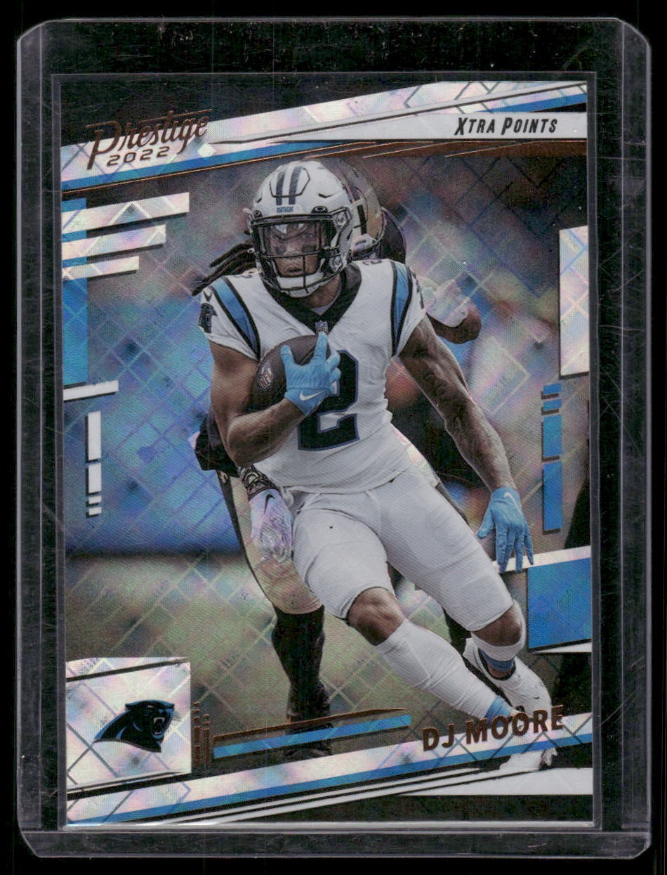2022 Panini Prestige #42 DJ Moore Xtra Points Diamond