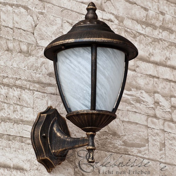 Edle Wand-AußEnleuchte Hoflampe Wandlampe AußEnlampe Hofleuchte Lampe-image