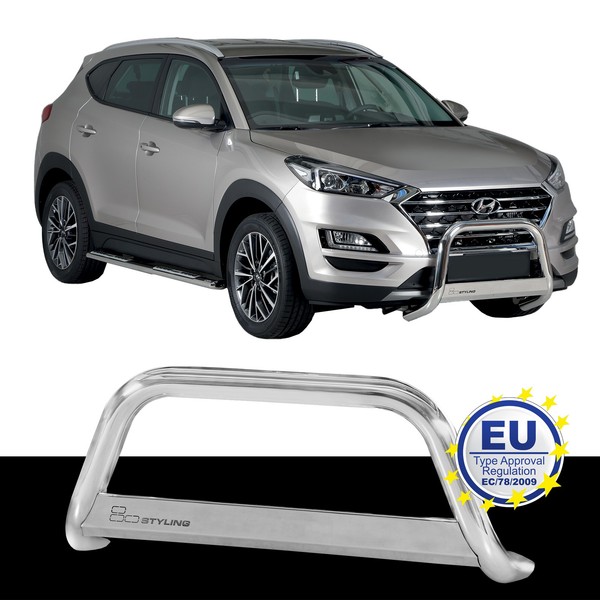 FrontschutzbüGel FrontbüGel Passend FüR Hyundai Tucson Ab 2018 Chrome-image