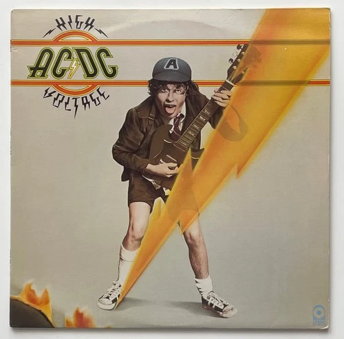 AC/DC Vtg 1976 ACDC Album HIGH VOLTAGE Record 1ST PRESS Lp OG VINYL is NEAR MINT