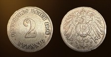 Kaiserreich 2 Pfennig 1906 G