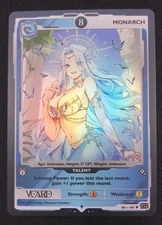 GamerSupps VCard Rising Stars 1st Edition - Power 8 Monarch Holo - 001/190