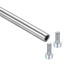 Linear Motion Rod Shaft Guide, 6mmx100mm 304 Stainless Steel with Screws