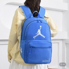 Jordan Jumpman Blue & White Kids Backpack, Me...
