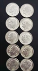 [Lot Of 10] 1955 D Roosevelt Silver Dime  90% Silver 10c