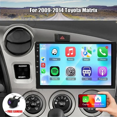 64GB WIRELESS Apple CarPlay For 2009-2014 Toyota Matrix Car Stereo Radio Wifi