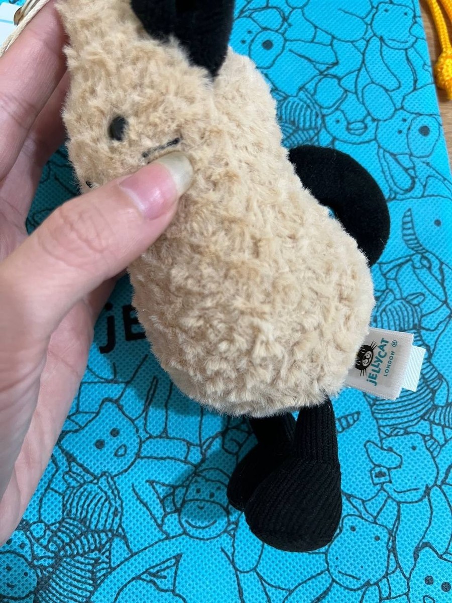 Jellycat Peanut Amuseables Plush Toy w/ Cat Outfit Cute Gift 2026