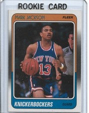 Mark Jackson 1988-89 Fleer Basketball ROOKIE Card #82-New York Knicks. rookie card picture