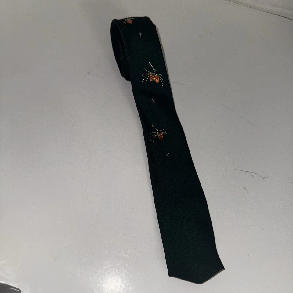 Gabardina Haband Tie Sheen de colección de Mallinson 5th Ave patrón de piña años 50 Foto 2 de 4