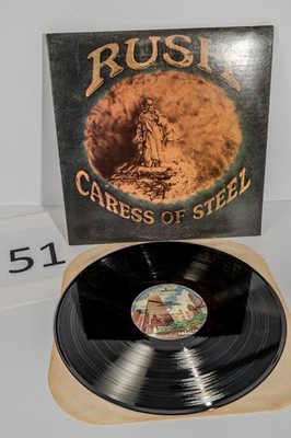 Rush Caress of Steel LP late 70s Mercury Skyscraper MASTERDISK HW Press VG+