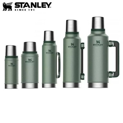 Stanley Legendary Classic Isolierflasche 1,9L 1,4L 1L 750ml 470ml Hammertone Green