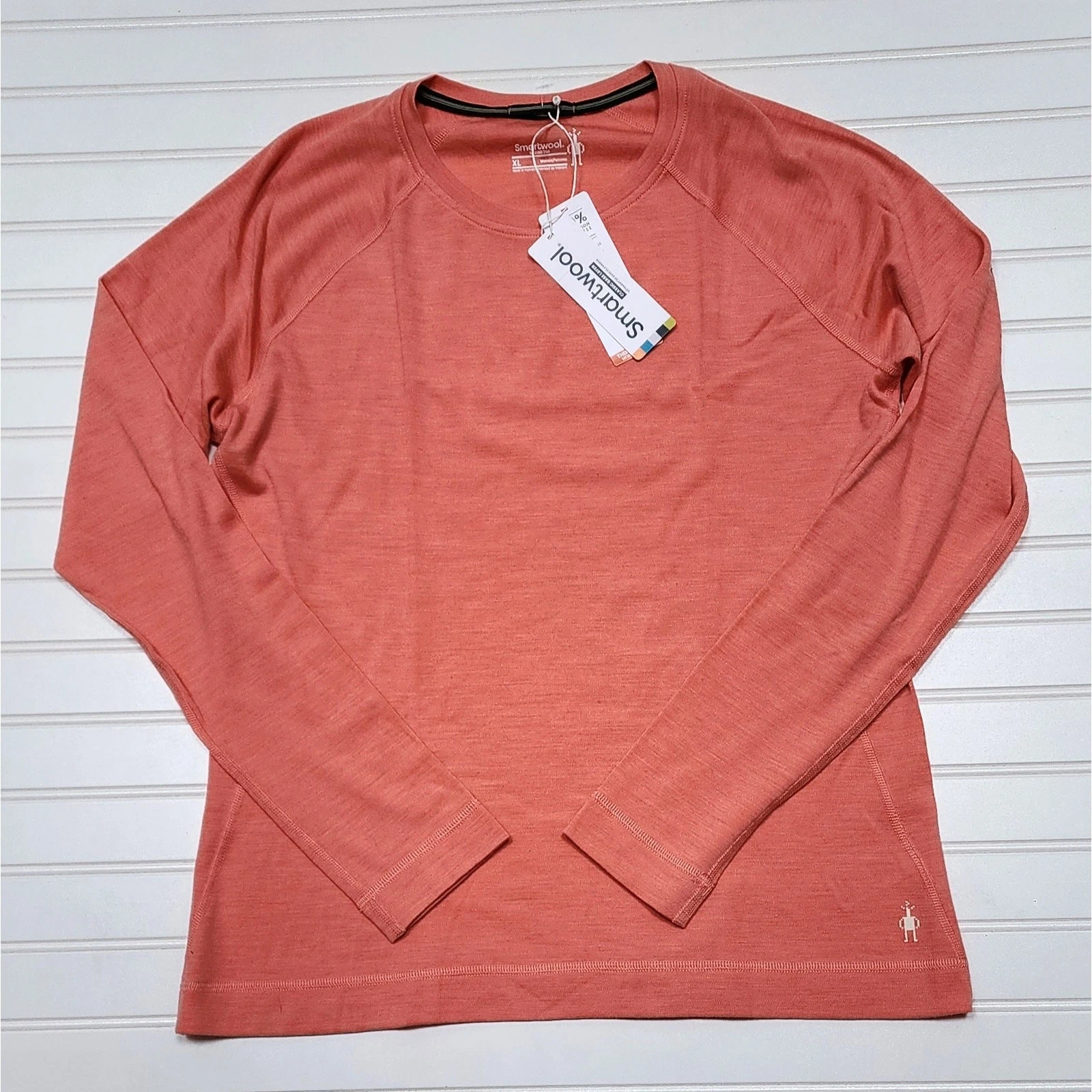 Smartwool Women's Classic Thermal Merino Wool Base Layer Crew Size XL NWT