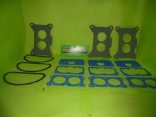 Ford Fe Holley Tri Power Carburetor Main Gasket Kits Mod Fuel Friendly Blue