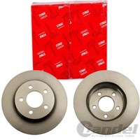 2X TRW Bremsscheiben 288Mm BelÜFtet Vorne Passend FÜR Jeep Cherokee | DF4885S