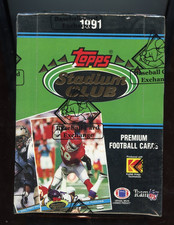 1991 Stadium Club Football Box BBCE Wrapped Favre RC ? /6577