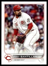 2022 Topps Tony Santillan Rookie Cincinnati Reds #111