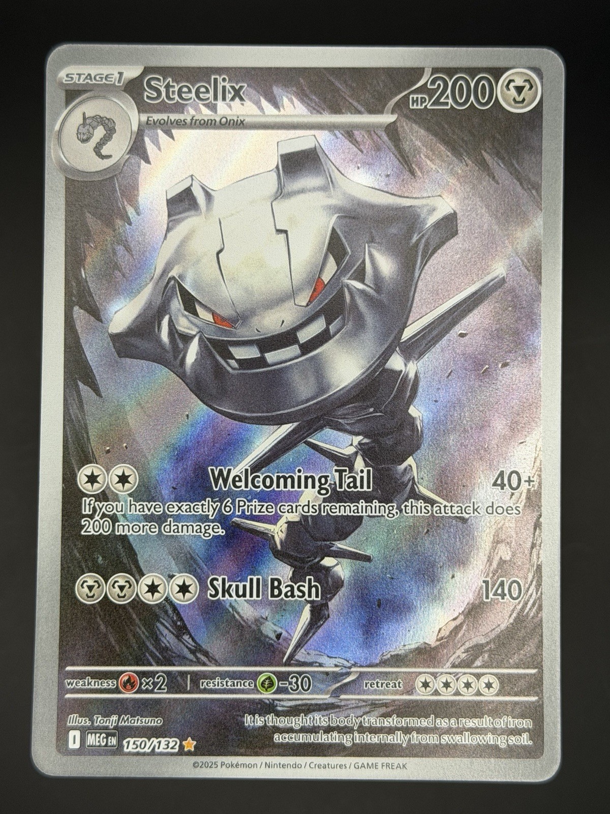 Steelix 150/132 Me01: Mega Evolution Holo