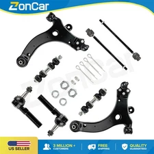 8PCS For 00- 13 Chevy Impala Front Lower Control Arm Sway Bar Tie Rod Ends Kit