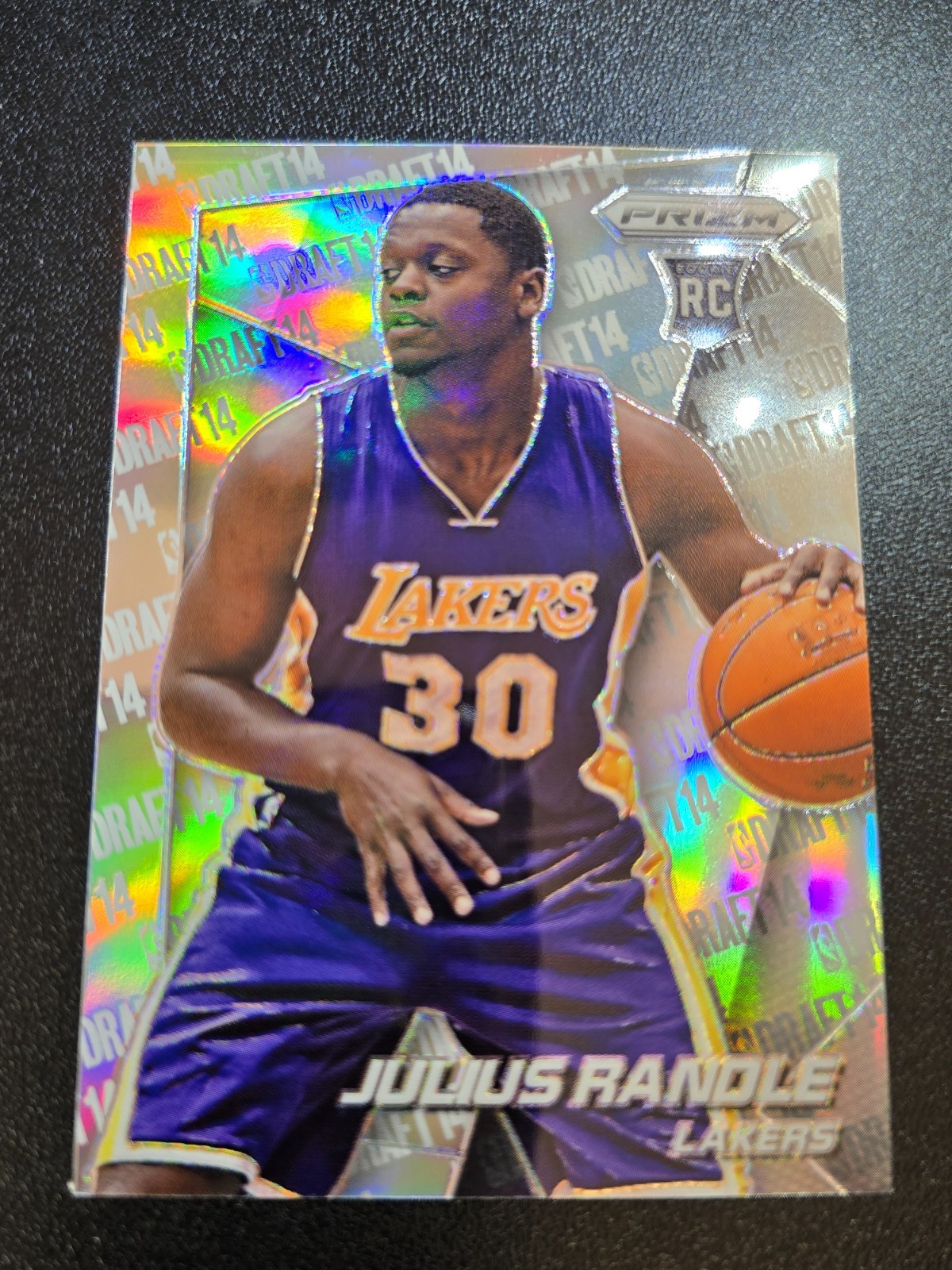 2014-15 Panini prizm basketball logo prizm-RC Julius Randle