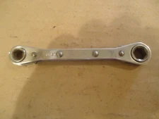 S-K RB1214 DH 3/8 x 7/16 Ratchet Wrench 6pt Box End Made In The USA Q