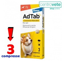 Elanco AdTab 3 Compresse per Cane → Antiparassitario per Cani da 5,5 a 11 Kg