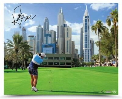 UDA SHANSHAN FENG 冯珊珊 SIGNED ''DUBAI DRIVE'' 20 x 16 PHOTO AUTO #4/50 AUTOGRAPH 