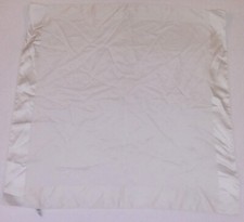 Vintage White Scarf, Made in Italy/Tagged, 20"x20",100 Polyester