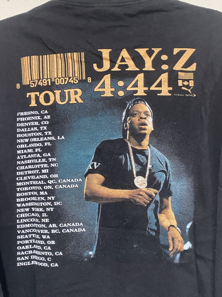 Jay-Z 4:44 Long-Sleeve Tour Rap Shirt Mens Large | eBay