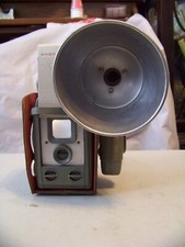 Vintage Anscoflex II Camera w/ Flash and Case