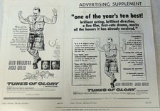 Tunes Of Glory 1960 Movie Pressbook Supplement Alec Guinness John Mills