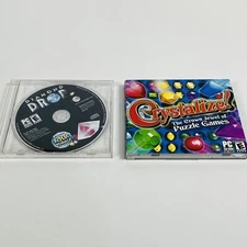 Crystalize and Diamond Drop PC CD-ROM Puzzle Video Game Lot