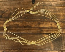 Vintage Christian Dior Gold Chain Belt Necklace Small 30 Runaway Piece