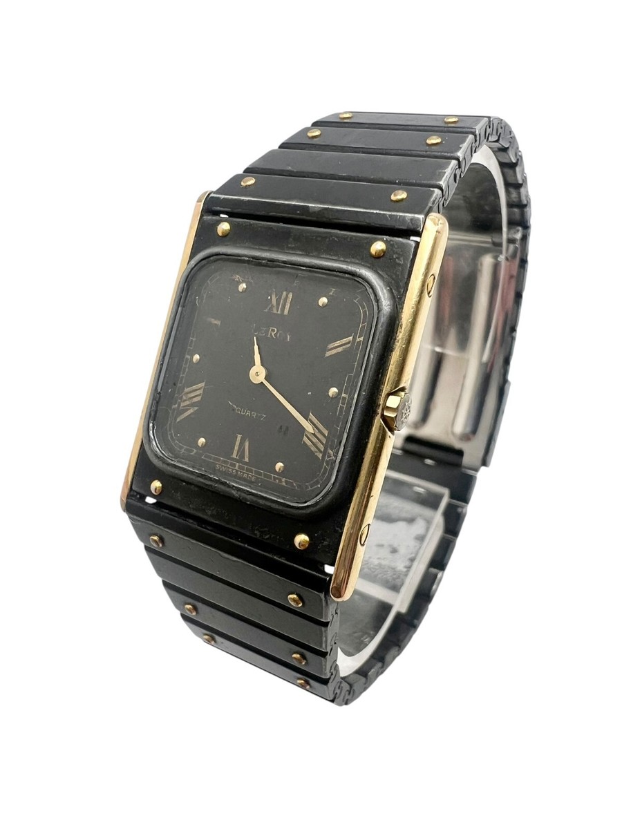 Vintage PVD Le Roy Quartz Tank Watch Baume and Mercier | eBay