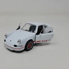 Porsche 911 Carrera RS 2.7 White  1:34 - 1:39 Toy Car Welly 43653 Pull Back