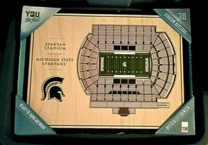 Michigan State Spartans. NCAA Officially Licensed. 3D Replica.