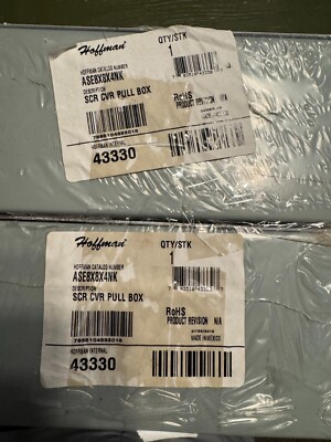 HOFFMAN ASE8X8X4NK 43330 SCR CVR PULL BOX - 8''x8''x4''