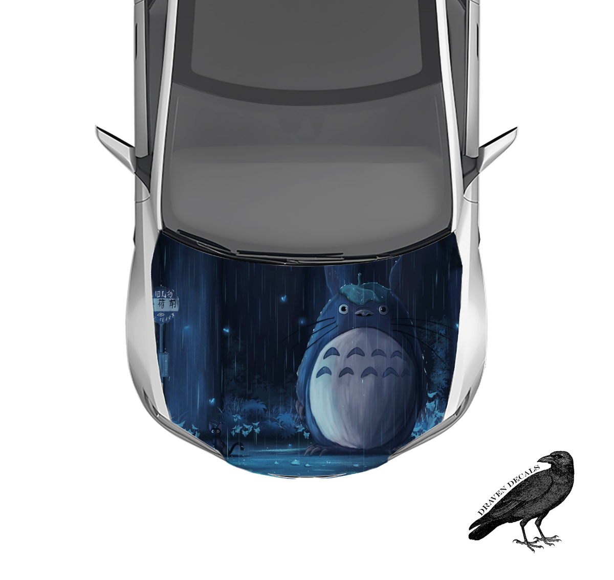 My Neighbor Totoro Anime Hood Wrap Weatherproof Vinyl Car Decal 50