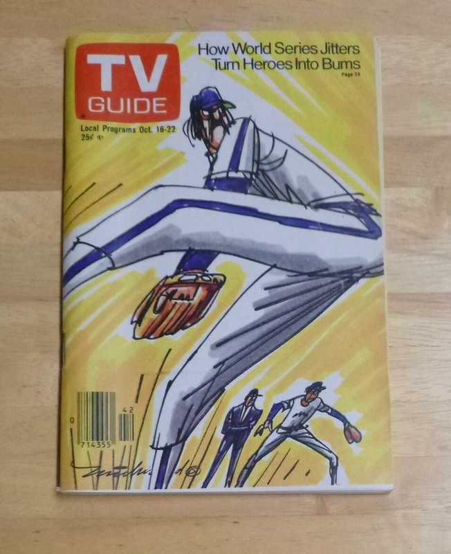 TV Guide Magazines  Oct 16-22  1976 World Series Jitters Cover New Hampshire ED