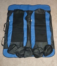 Pic Auto Universal Car Seat Cover Sc-pvc Blueblack 8 Pcs New