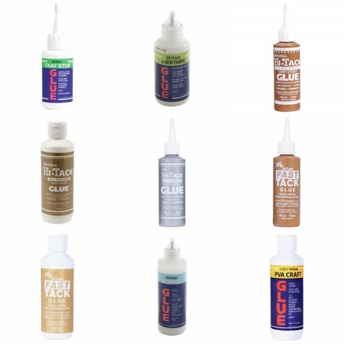 Colle Hi-Tack Anti-effilochage - 60 Ml - Idéale Pour Les Tissus Et Les Textiles