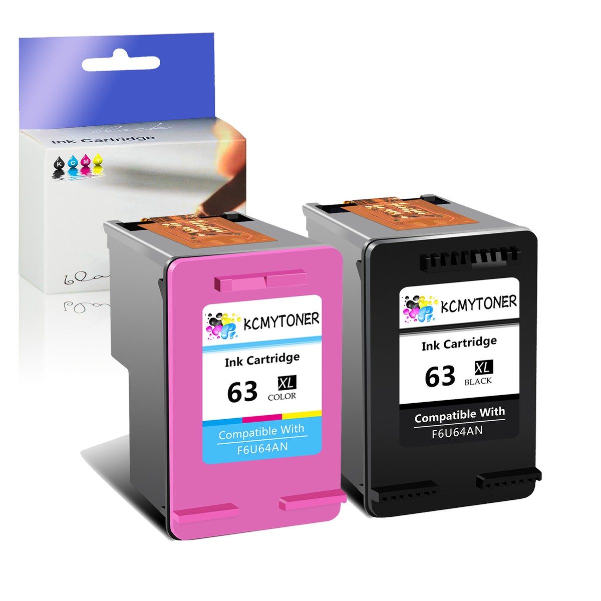 CANAAN スリーブ 63XL Ink Cartridge Black Color FOR HP OfficeJet 4655 4656