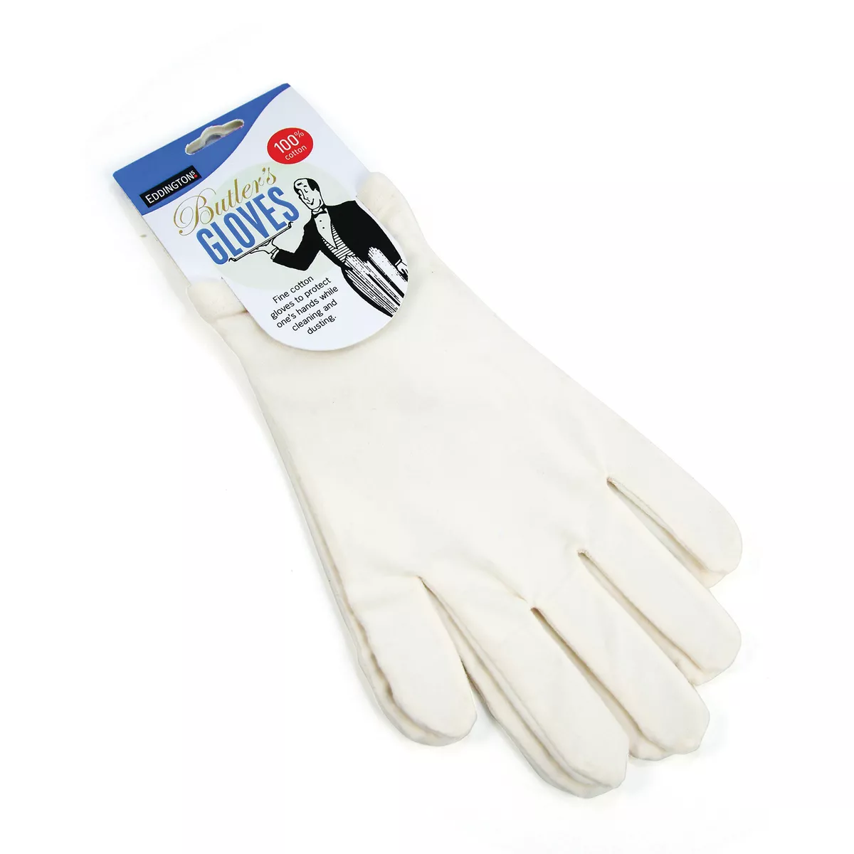 White sales butler gloves