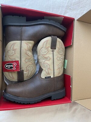 Justin Leather Work Boots - NWT Never Worn - Composition Toe - 11D Justin Men main image 3